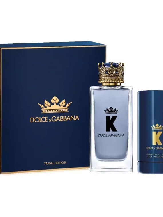 K by Dolce & Gabbana zestaw woda toaletowa 100ml + dezodorant sztyft 75g