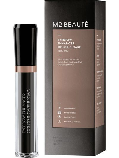 M2 BEAUTE Eyebrow Enhancer Color & Care żel wzmacniający do brwi Brown 6ml