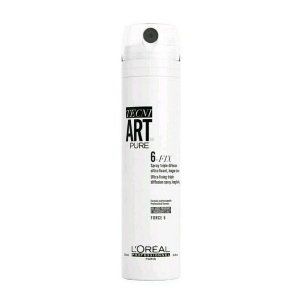 L'Oreal Professionnel Tecni Art Pure 6-Fix Ultra-Fixing Triple Diffusion lakier do włosów Force 6 250ml