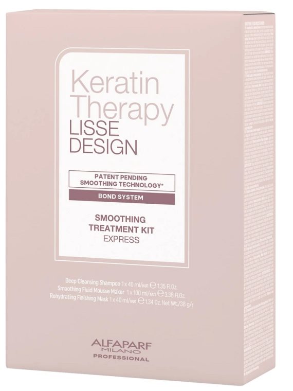 Alfaparf Keratin Therapy Lisse Design Smoothing Treatment Kit zestaw do keratynowego prostowania włosów