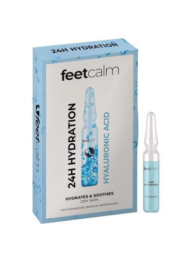 FeetCalm Ampułki nawilżające do stóp z kwasem hialuronowym 7x2ml