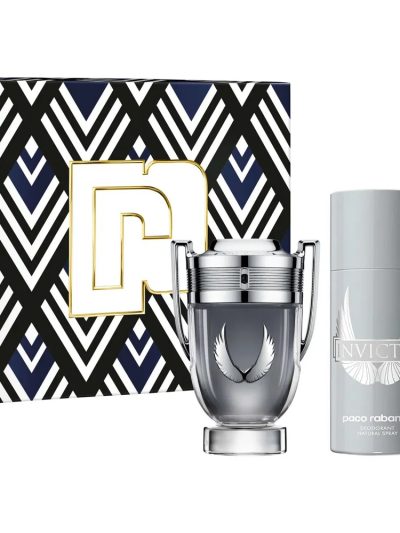 Paco Rabanne Invictus Platinum zestaw woda perfumowana 100ml + woda perfumowana 10ml + dezodorant 150ml