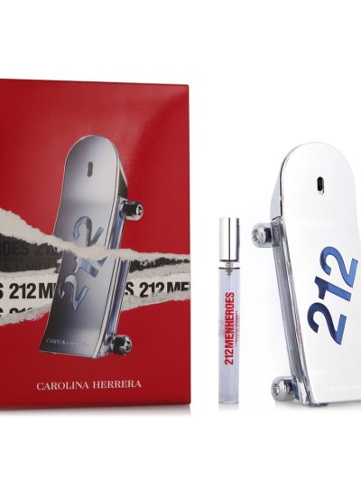 Carolina Herrera 212 Heroes Forever Young Men zestaw woda toaletowa 90ml + miniatura wody toaletowej 10ml