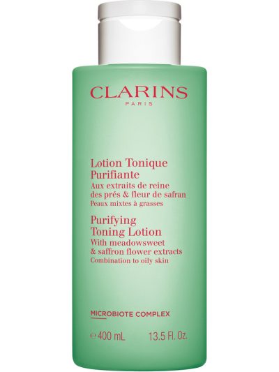 Clarins Purifying Toning Lotion tonik oczyszczający do skóry tłustej i mieszanej 400ml