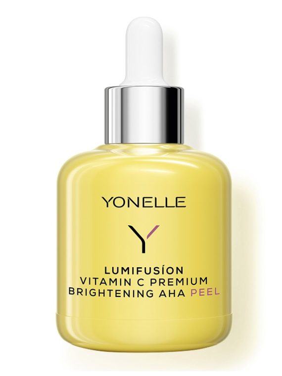 Yonelle Lumifusion Vitamin C Premium Brightening AHA Peel rozjaśniający peeling z kwasami AHA i witaminą C 50ml
