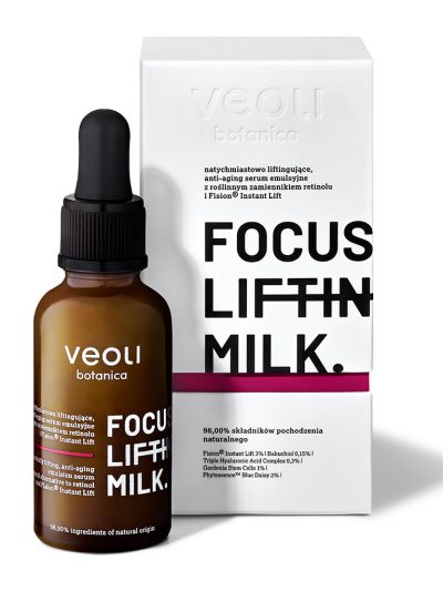 Veoli Botanica Focus Lifting Milk liftingujące serum emulsyjne do twarzy z bakuchiolem 30ml