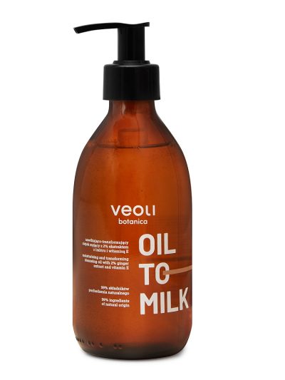 Veoli Botanica Oil to Milk nawilżająco-transformujący olejek myjący 290ml