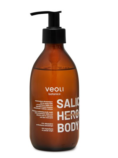 Veoli Botanica Salic Hero Body oczyszczająco-złuszczający żel do mycia ciała 280ml