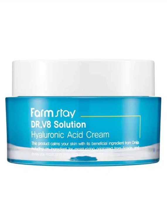 FarmStay DR.V8 Solution Hialuronic Acid Cream krem do twarzy z hialuronem i witaminami 50ml