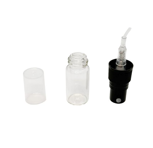 Butelka z plastikowym atomizerem 2 ml