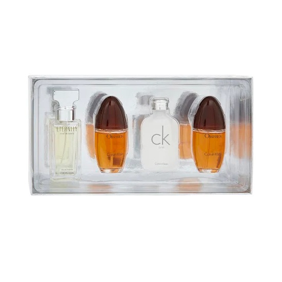 Calvin Klein Women Classic zestaw Eternity woda perfumowana 15ml + CK One woda toaletowa 15ml + Obssesion woda perfumowana 2x15ml