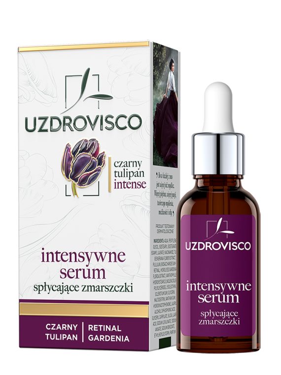 UZDROVISCO Czarny Tulipan Intense intensywne serum spłycające zmarszczki 30ml