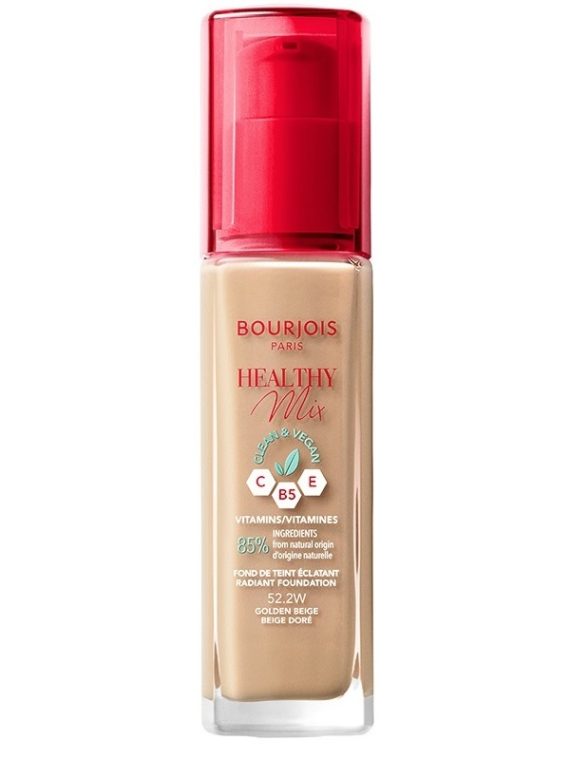 Bourjois Healthy Mix Clean wegański podkład rozświetlający 52.2 Golden Beige 30ml