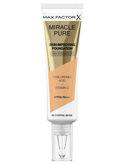Max Factor Miracle Pure SPF30 PA+++ podkład poprawiający kondycję skóry 33 Crystal Beige 30ml
