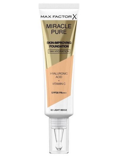 Max Factor Miracle Pure SPF30 PA+++ podkład poprawiający kondycję skóry 32 Light Beige 30ml