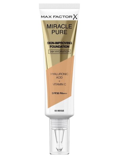 Max Factor Miracle Pure SPF30 PA+++ podkład poprawiający kondycję skóry 55 Beige 30ml