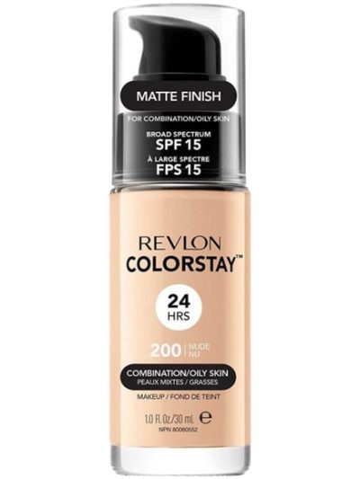 Revlon ColorStay™ Makeup for Combination/Oily Skin SPF15 podkład do cery mieszanej i tłustej 200 Nude 30ml