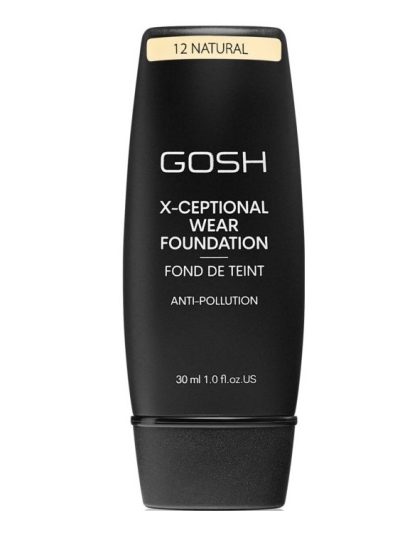 Gosh X-Ceptional Wear Foundation Long Lasting Makeup długotrwały podkład do twarzy 12 Natural 30ml