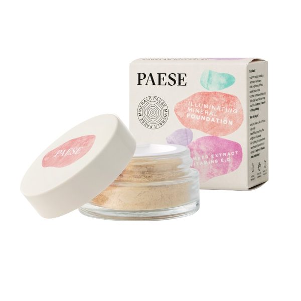 Paese Minerals rozświetlający podkład mineralny 203N Sand 7g