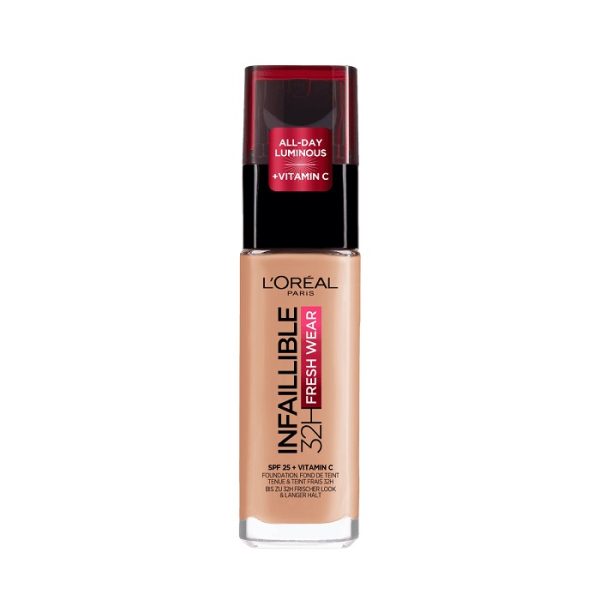 L'Oreal Paris Infallible 32H Fresh Wear Foundation długotrwały podkład do twarzy 60 Rose Ivory 30ml