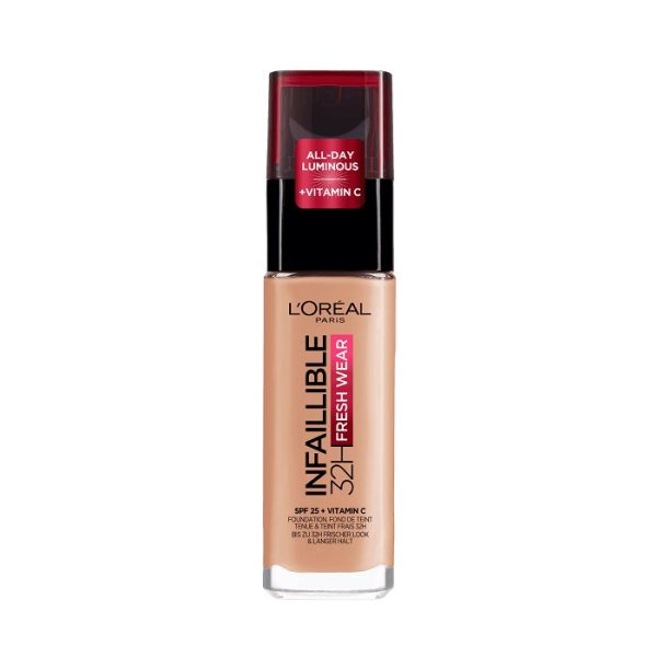 L'Oreal Paris Infallible 32H Fresh Wear Foundation długotrwały podkład do twarzy 160 Rose Linen 30ml