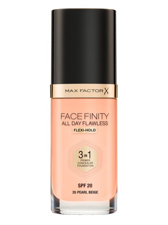 Max Factor Facefinity All Day Flawless 3 w 1 kryjący podkład w płynie 35 Pearl Beige 30ml