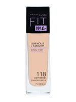 Maybelline Fit Me Luminous + Smooth Foundation rozświetlający podkład do twarzy 118 Light Beige 30ml