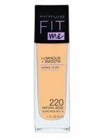 Maybelline Fit Me Luminous + Smooth Foundation rozświetlający podkład do twarzy 220 Natural Beige 30ml