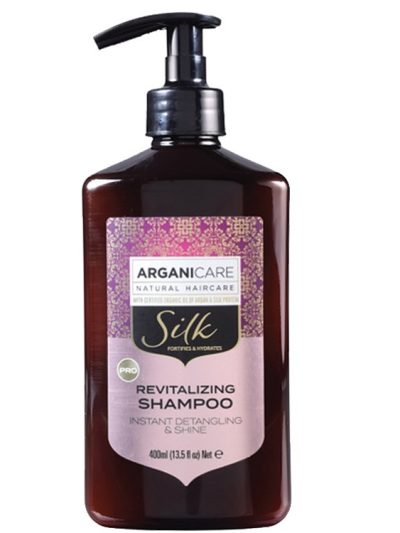 Arganicare Silk szampon do włosów z jedwabiem 400ml