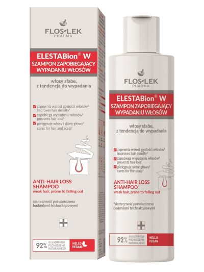 Floslek ELESTABion W szampon zapobiegający wypadaniu włosów 225ml