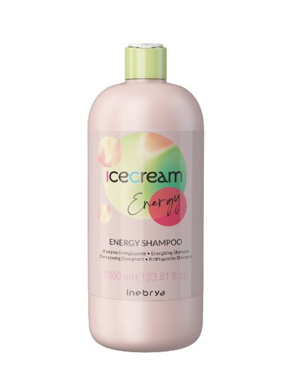 Inebrya Ice Cream Energy energetyzujący szampon dla włosów słabych i cienkich 1000ml