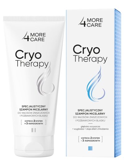 More4Care Cryotherapy specjalistyczny szampon micelarny do włosów zniszczonych 200ml