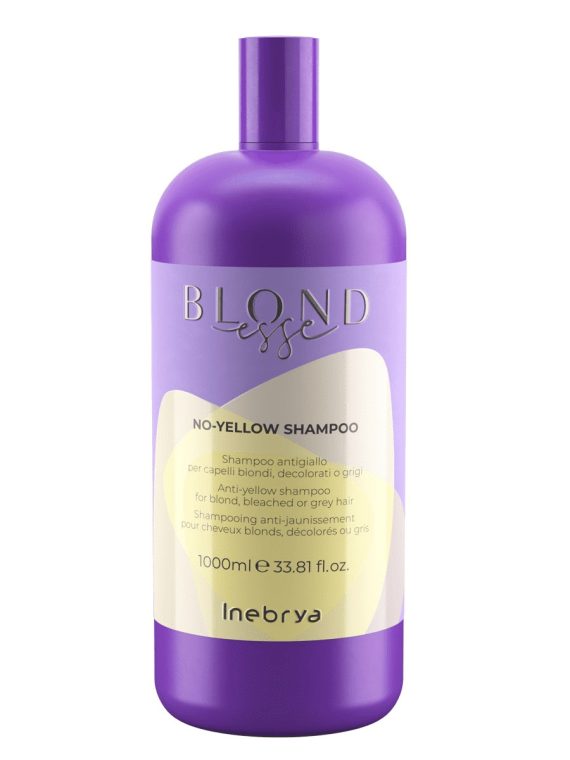 Inebrya Blondesse No-Yellow Shampoo szampon do włosów blond rozjaśnianych i siwych 1000ml