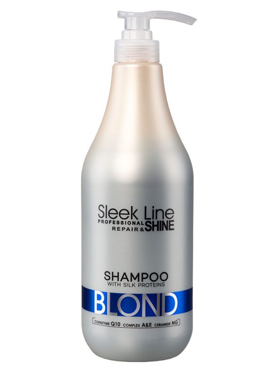 Stapiz Sleek Line Blond Shampoo szampon do włosów blond zapewniający platynowy odcień 1000ml