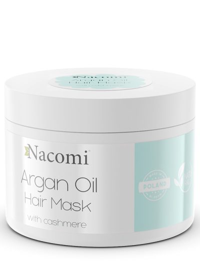 Nacomi Argan Oil Hair Mask maska do włosów z olejem arganowym i proteinami kaszmiru 200ml