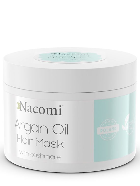 Nacomi Argan Oil Hair Mask maska do włosów z olejem arganowym i proteinami kaszmiru 200ml