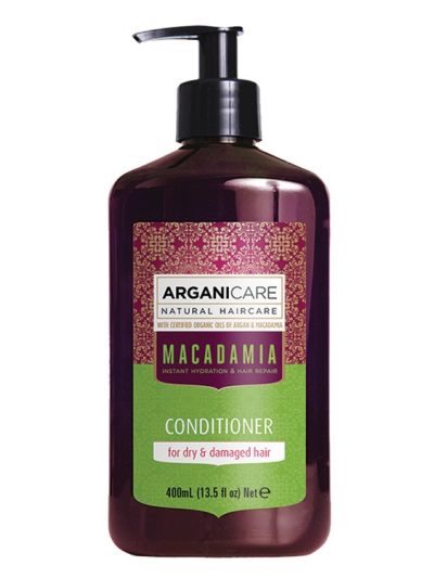 Arganicare Macadamia odżywka do suchych i zniszczonych włosów 400ml