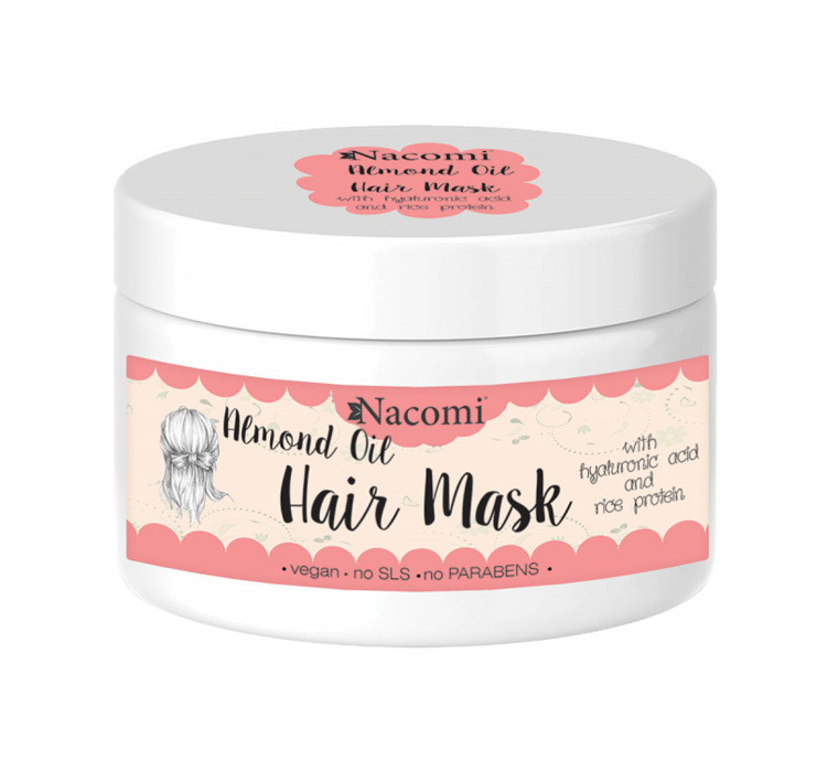 Nacomi Almond Oil Hair Mask maska do włosów z olejem ze słodkich migdałów 200ml