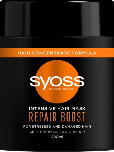Syoss Intensive Hair Mask Repair Boost intensywnie regenerująca maska do włosów suchych i zniszczonych 500ml