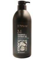Spa Pharma Men 2in1 Shampoo + Shower Gel szampon i żel pod prysznic 1000ml