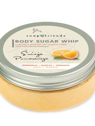 Soap&Friends Cukrowa pianka do mycia ciała Świeża Pomarańcza 200g