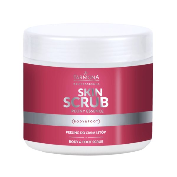 Farmona Professional Skin Scrub Peony Essence peeling do ciała i stóp 500g