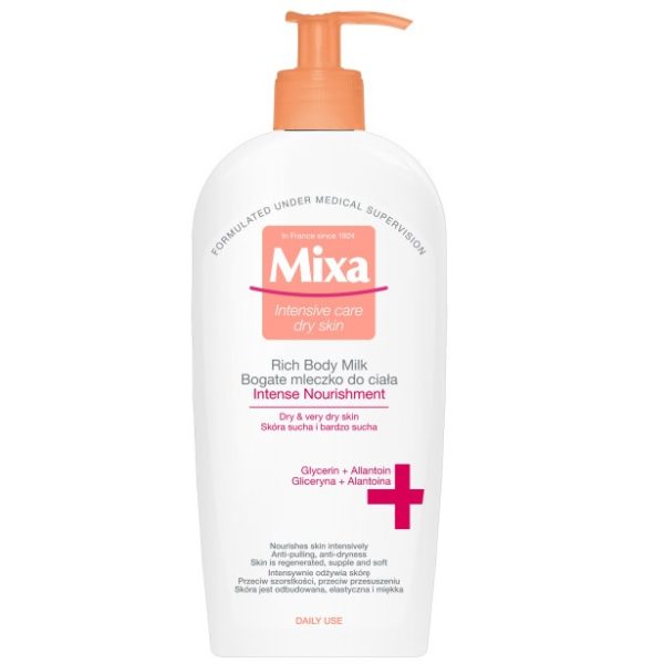 MIXA Bogate mleczko do ciała Intensywne Odżywienie 400ml