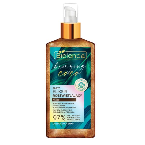 Bielenda Bronzing Coco rozświetlający złoty eliksir do ciała 150ml