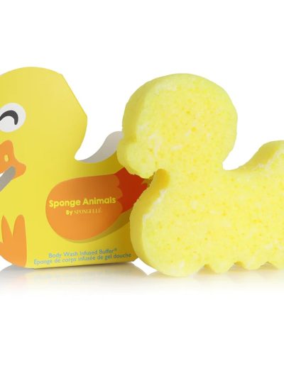 Spongelle Sponge Animals Kids gąbka nasączona mydłem do mycia ciała dla dzieci Duck
