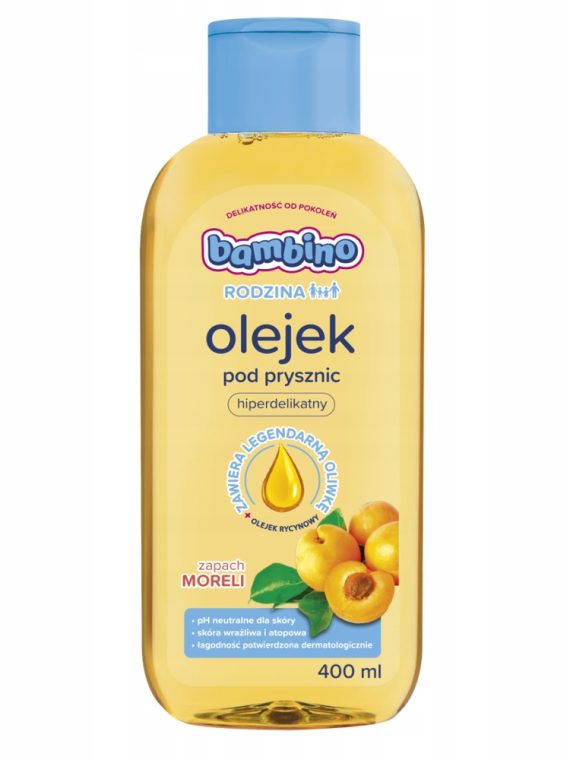 Bambino Rodzina olejek pod prysznic hiperdelikatny Morela 400ml