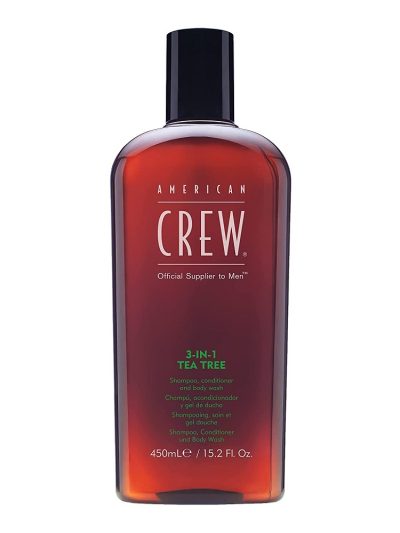 American Crew 3-in-1 Tea Tree szampon odżywka i żel do mycia ciała 450ml