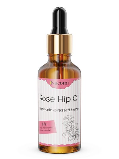 Nacomi Rose Hip Oil olej z dzikiej róży z pipetą 50ml