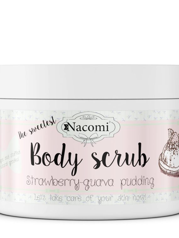 Nacomi Body Scrub peeling do ciała Truskawkowy Pudding 200g