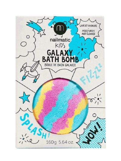 Nailmatic Kids Galaxy Bath Bomb kula do kąpieli dla dzieci 160g